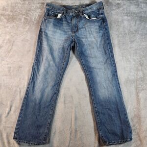Sonoma Jeans Mens 33x30 Blue Relaxed Medium Wash Baggy Denim